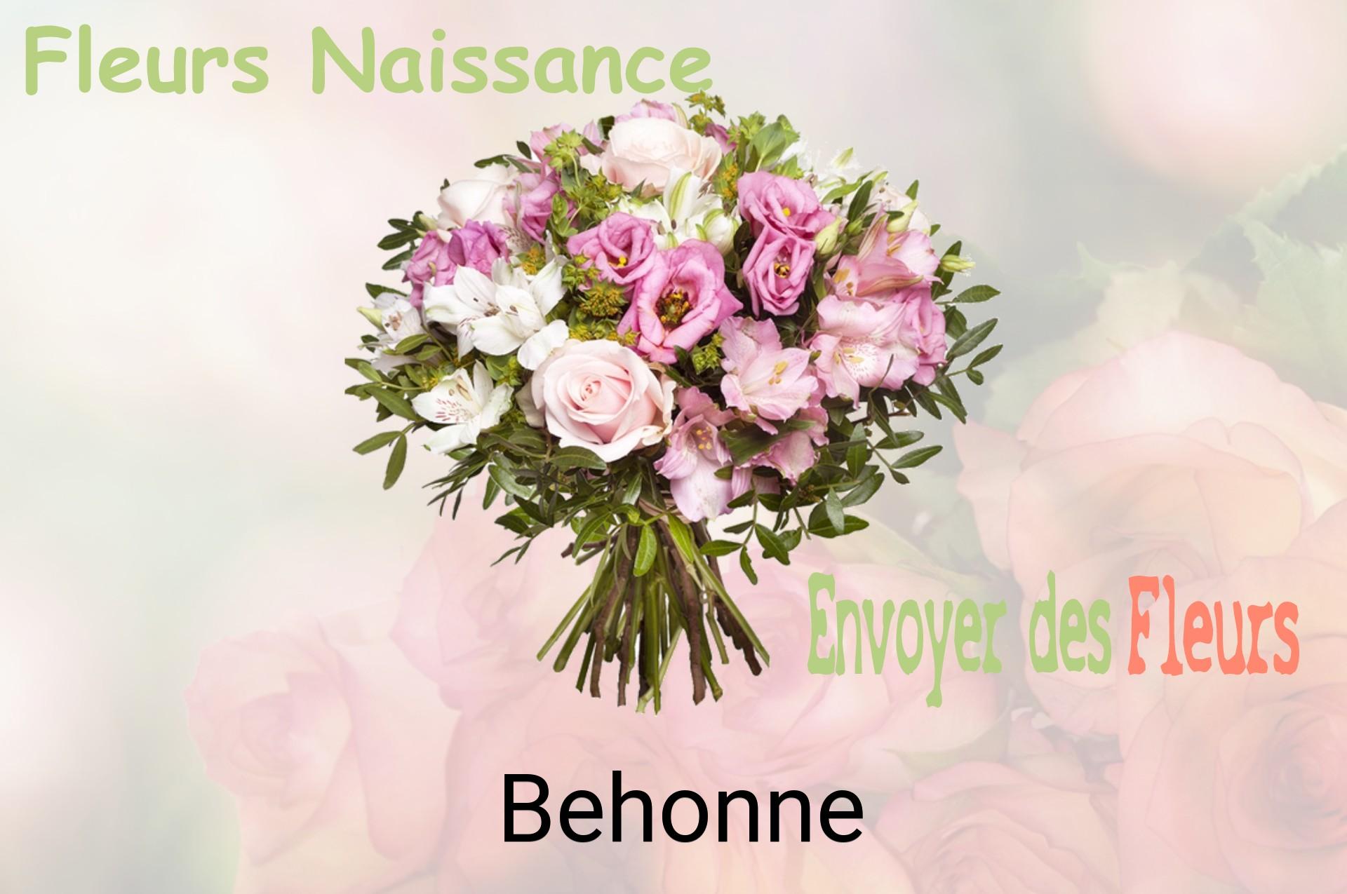 Bouquet de fleurs de naissance livré à Behonne